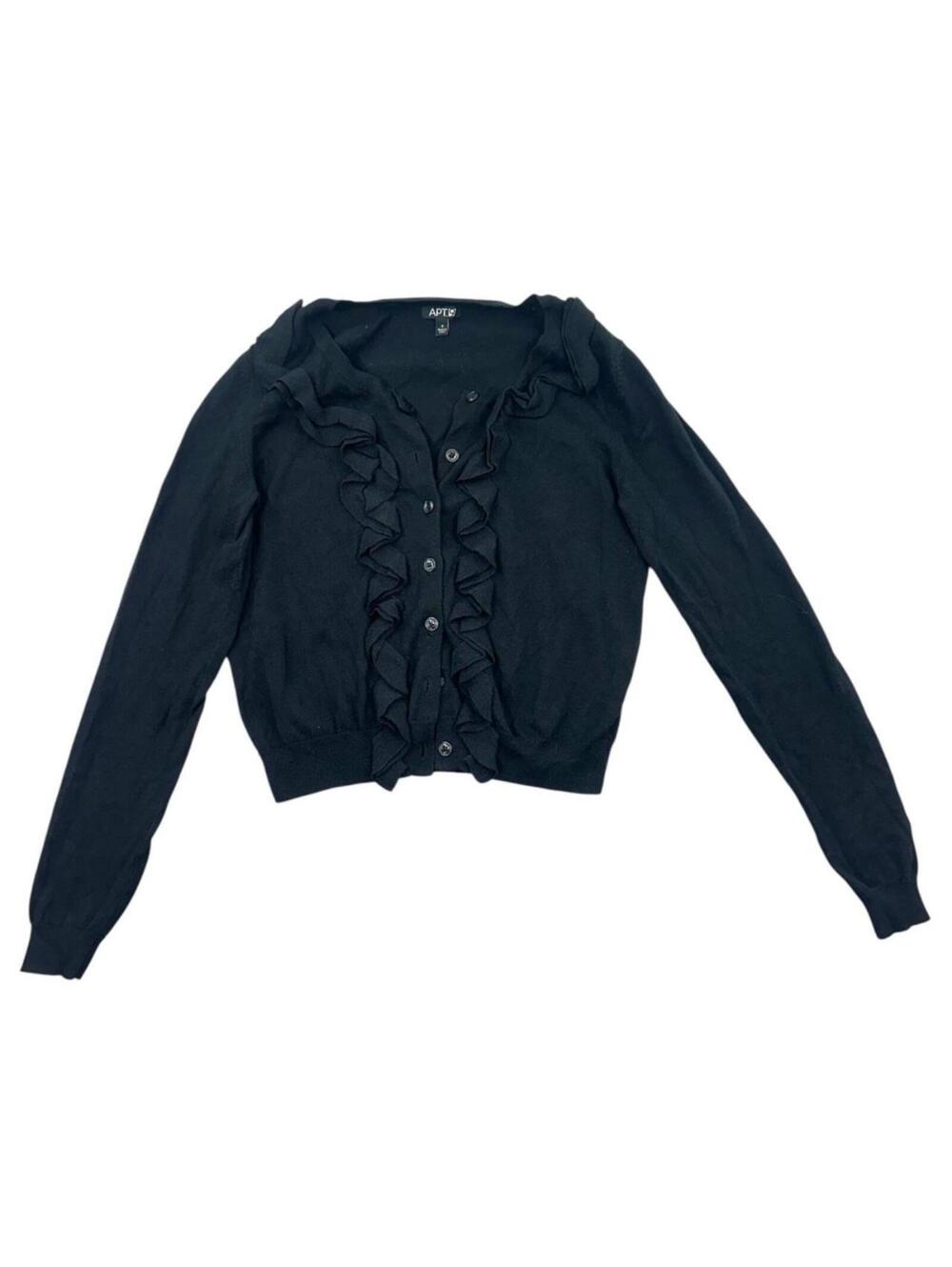 Apt. 9 Ruffled Front Cardigan - Picture 2 of 8